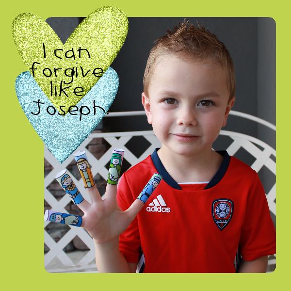 Jesus Wants Me To Forgive - Joseph and Brothers finger puppets