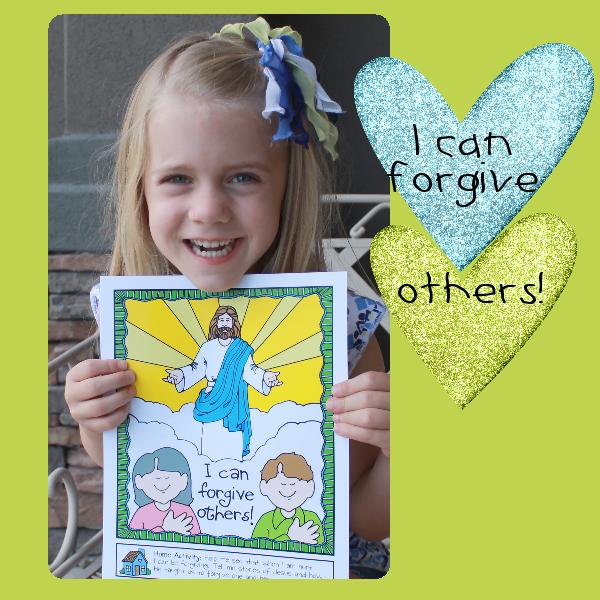 I Can Forgive Others poster or coloring page