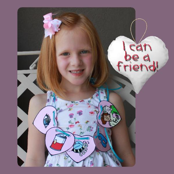 I Can "BEE" a Friend friendship necklace