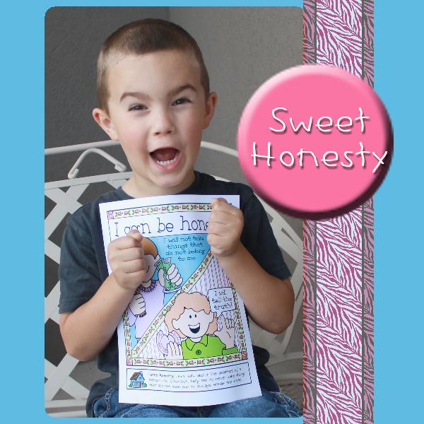 I Can Be Honest poster or coloring page