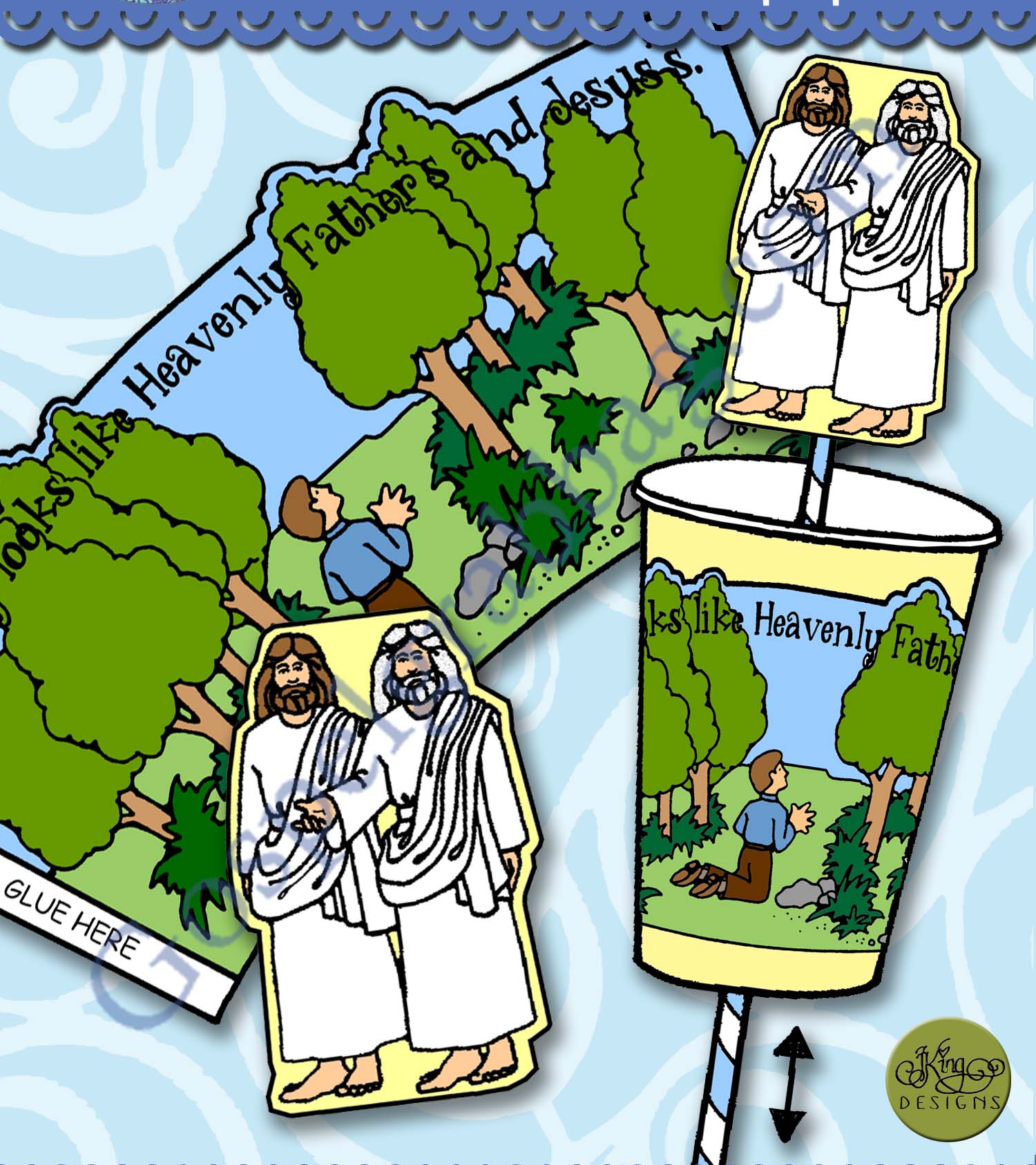 I Have a Body like Heavenly Father and Jesus (First Vision Pop-up Scene)