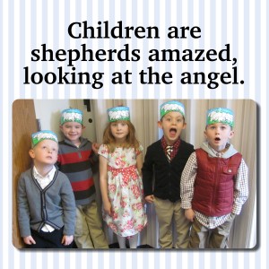 JESUS' BIRTH: Celebrate shepherds seeing angel telling of Jesus' birth, star, CTR-A Lesson 7, gospelgrabbag.com