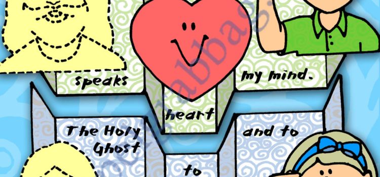 Little LESSON LIFESAVER The Holy Ghost Speaks stand-up card