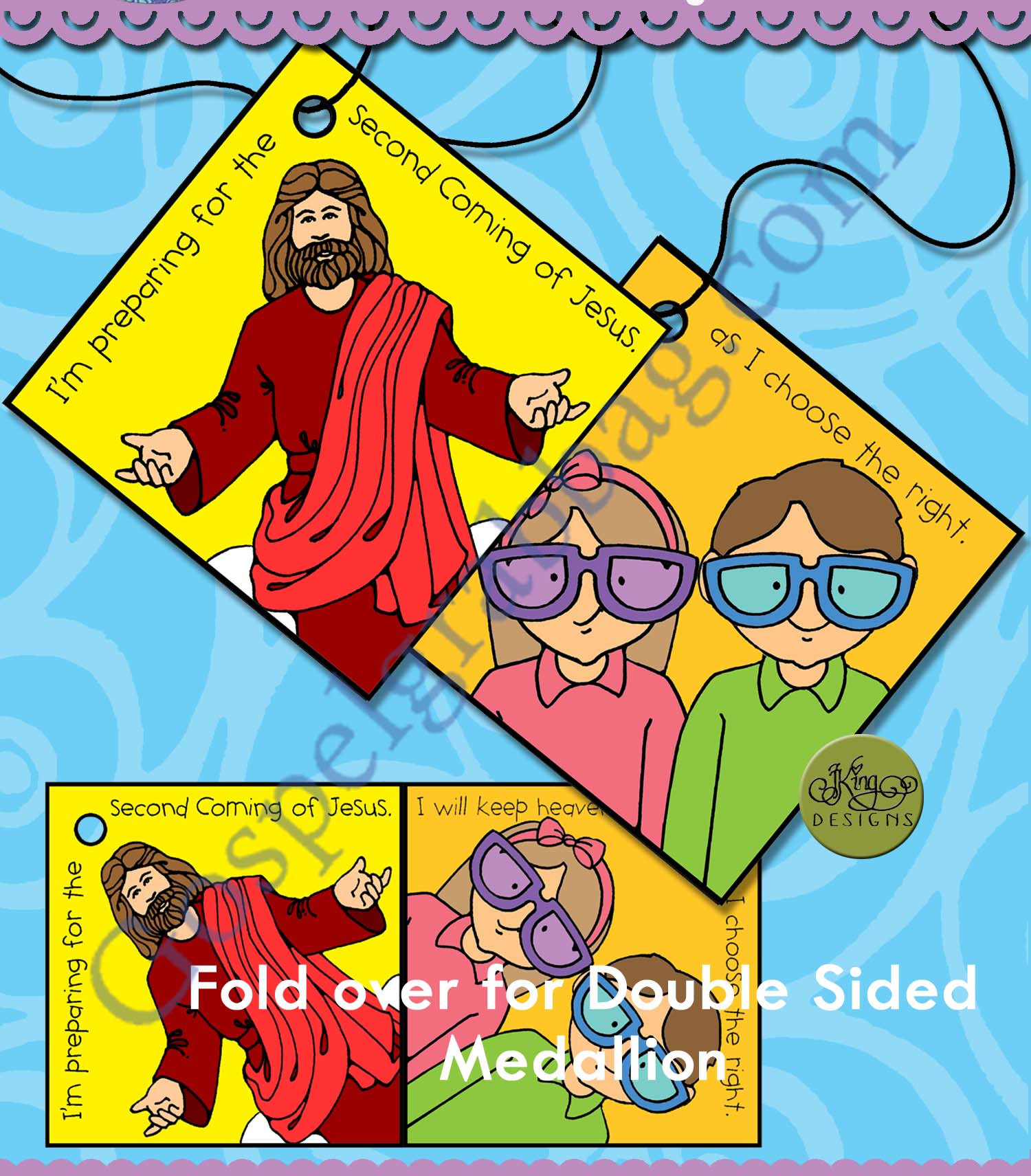 Second Coming medallion (ages 4-7)