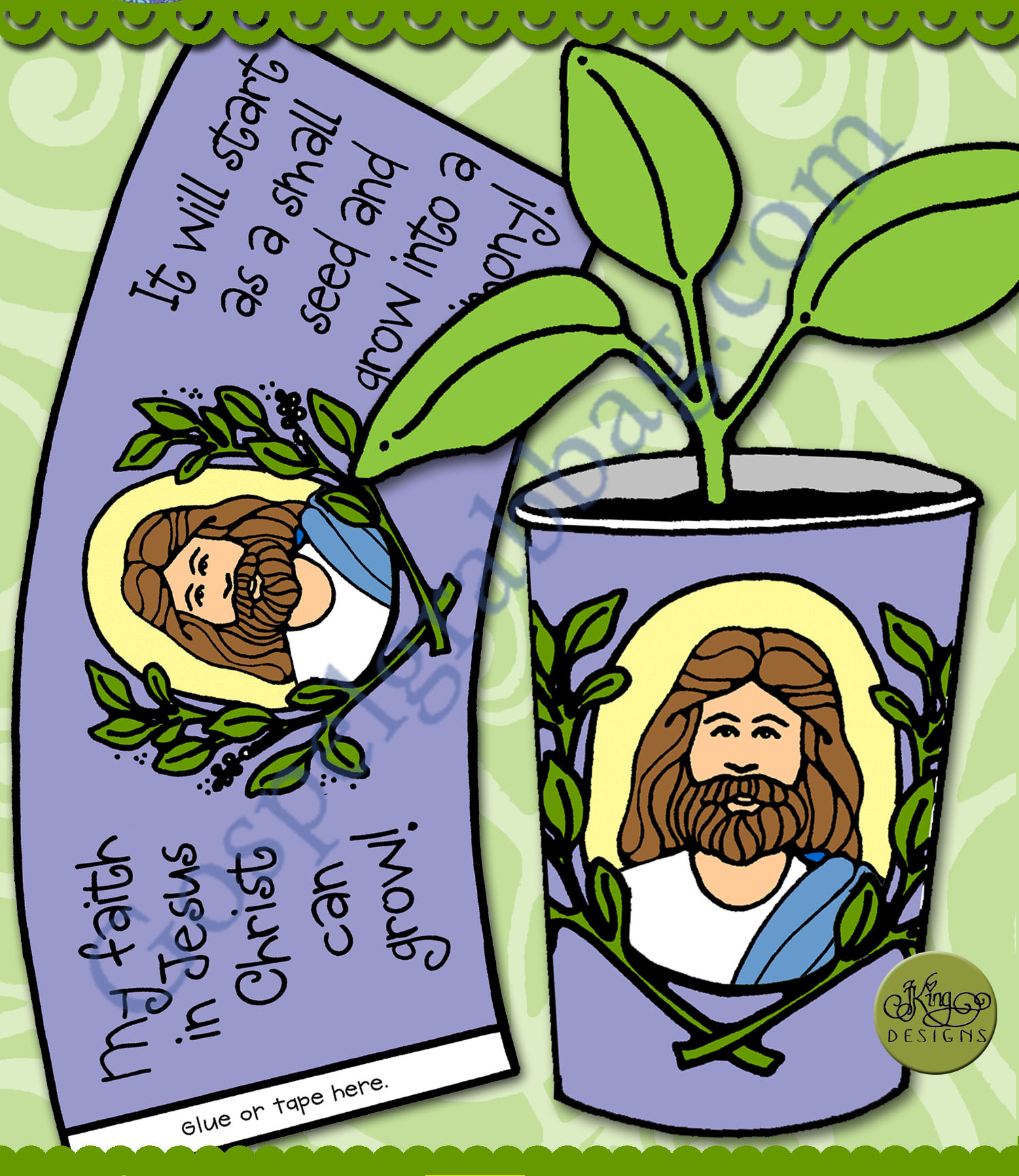 Little LESSON LIFESAVER Activity Faith in Jesus – Growing Testimony (Seed Planter)