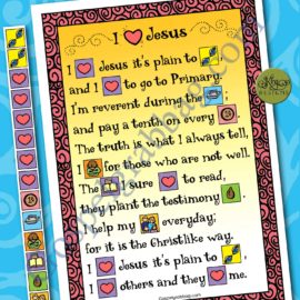 $1.50 Little LESSON LIFESAVER Activity for Come Follow Me - Primary and Home (family home evening)