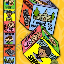 $1.50 Little LESSON LIFESAVER Activity for Ages 3-7 for Come Follow Me - Primary and Home (family home evening), LDS printables