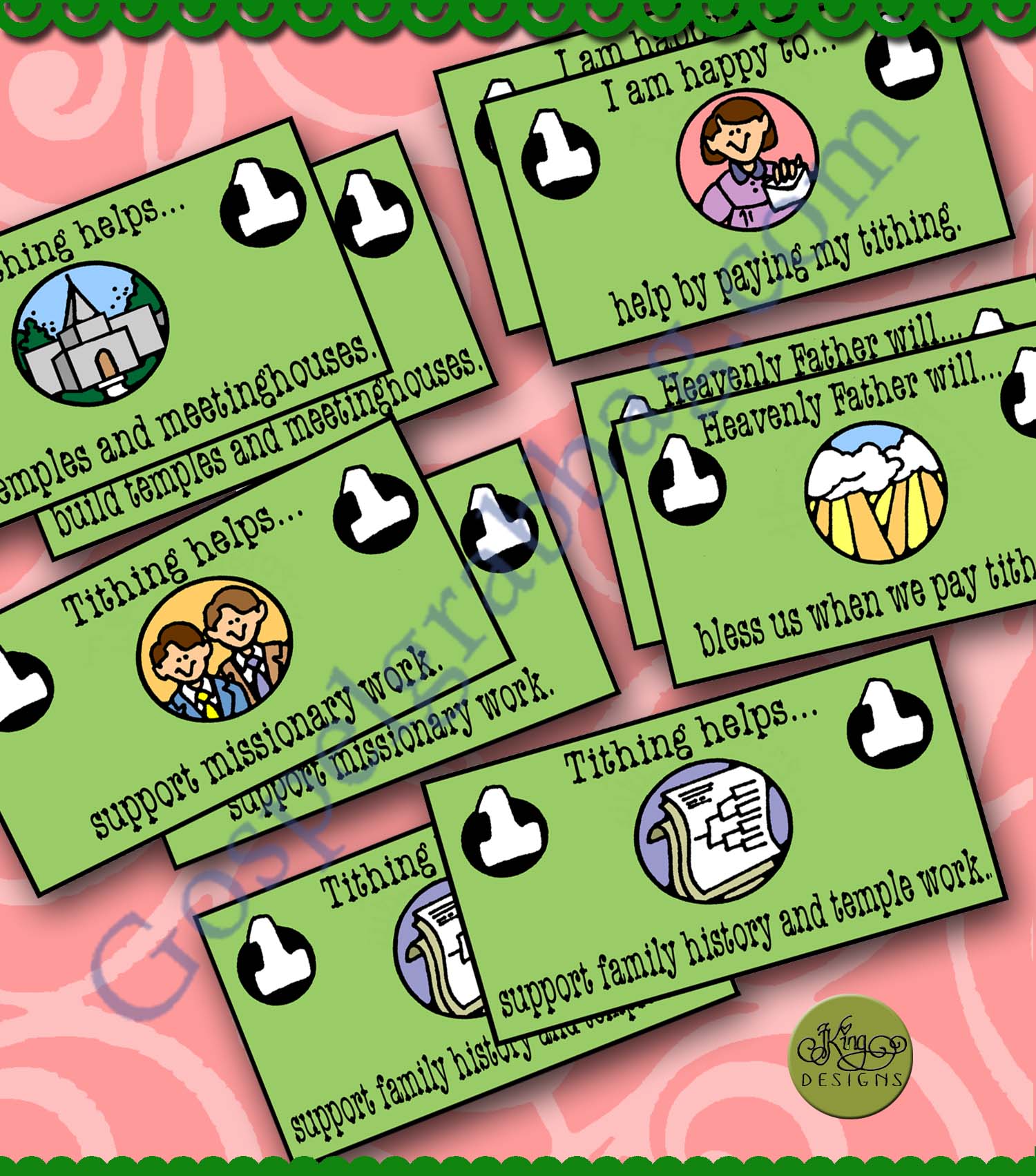 $1.50 Little LESSON LIFESAVER Activity for Come Follow Me – Primary and Home (family home evening), LDS, Christian
