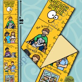 GOLDEN RULER Activity Ages 4-7 For Primary and Sunday School CHURCH & HOME