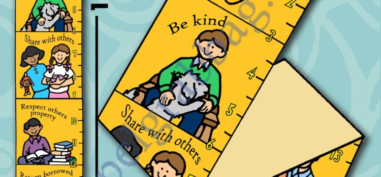 GOLDEN RULER Activity Ages 4-7 For Primary and Sunday School CHURCH & HOME