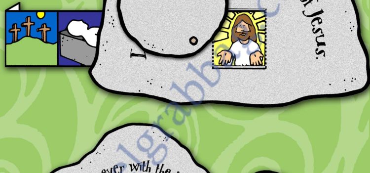 I can live forever with the help of Jesus. garden tomb resurrection slideshow