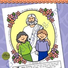 I Have a Body Like Heavenly Father poster or coloring page