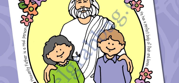 I Have a Body Like Heavenly Father poster or coloring page