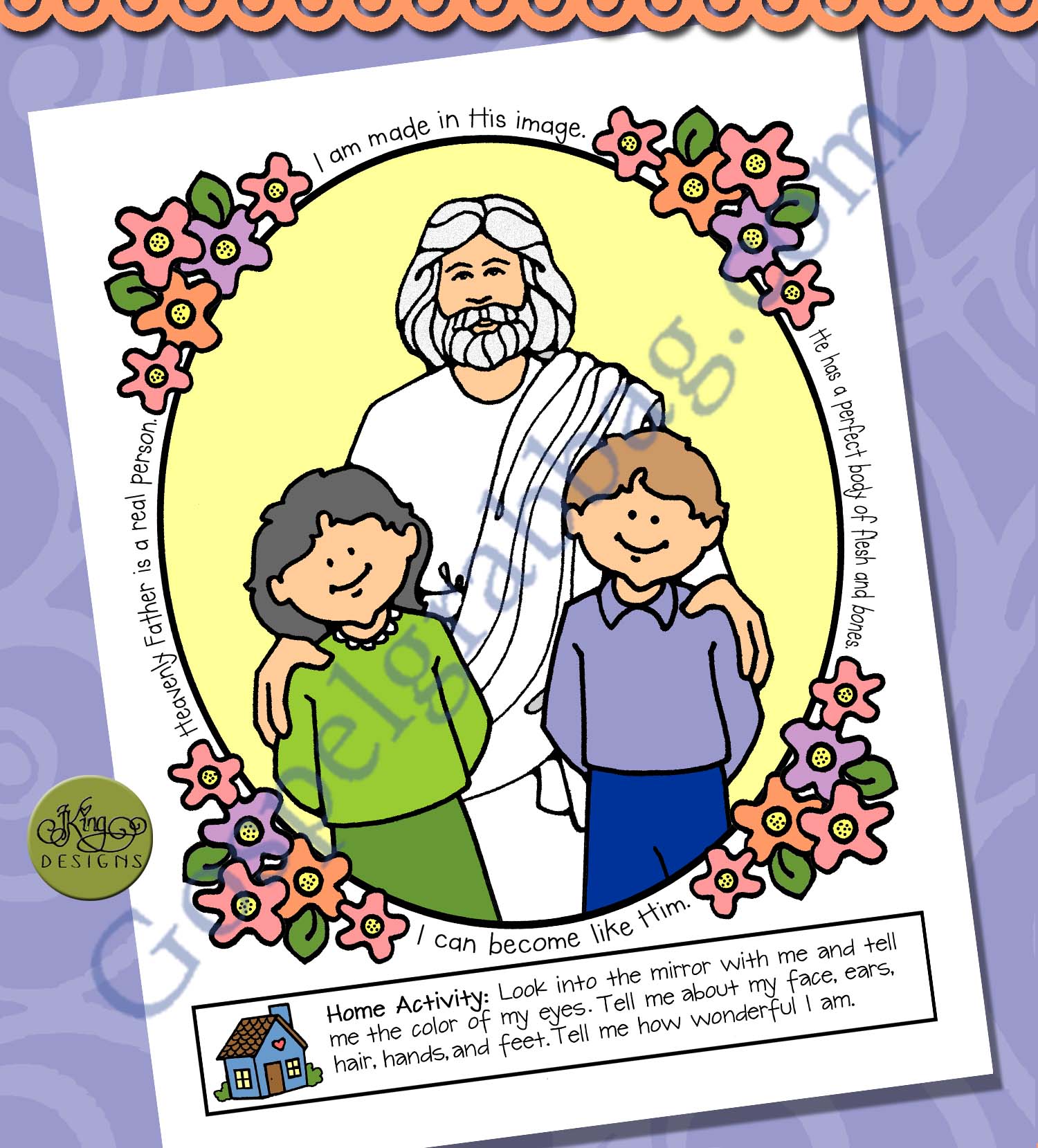 $1.50 Little LESSON LIFESAVER - Nursery - Age 5 - Come Follow Me - Primary and Home, family home evening