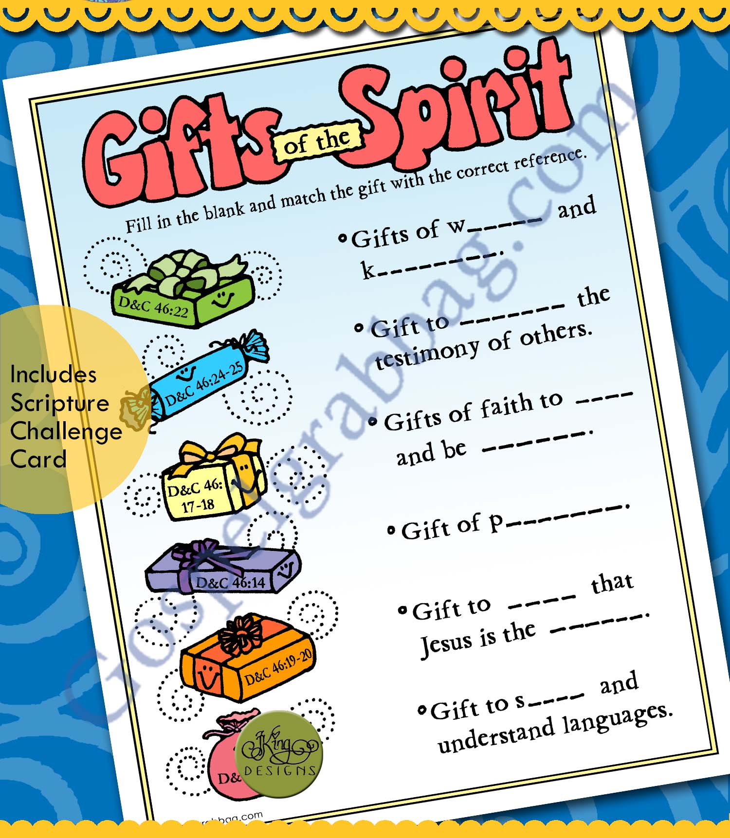 $1.50 Little LESSON LIFESAVER Activity for Come Follow Me Primary and Home, family home evening, Sunday School, Seminary
