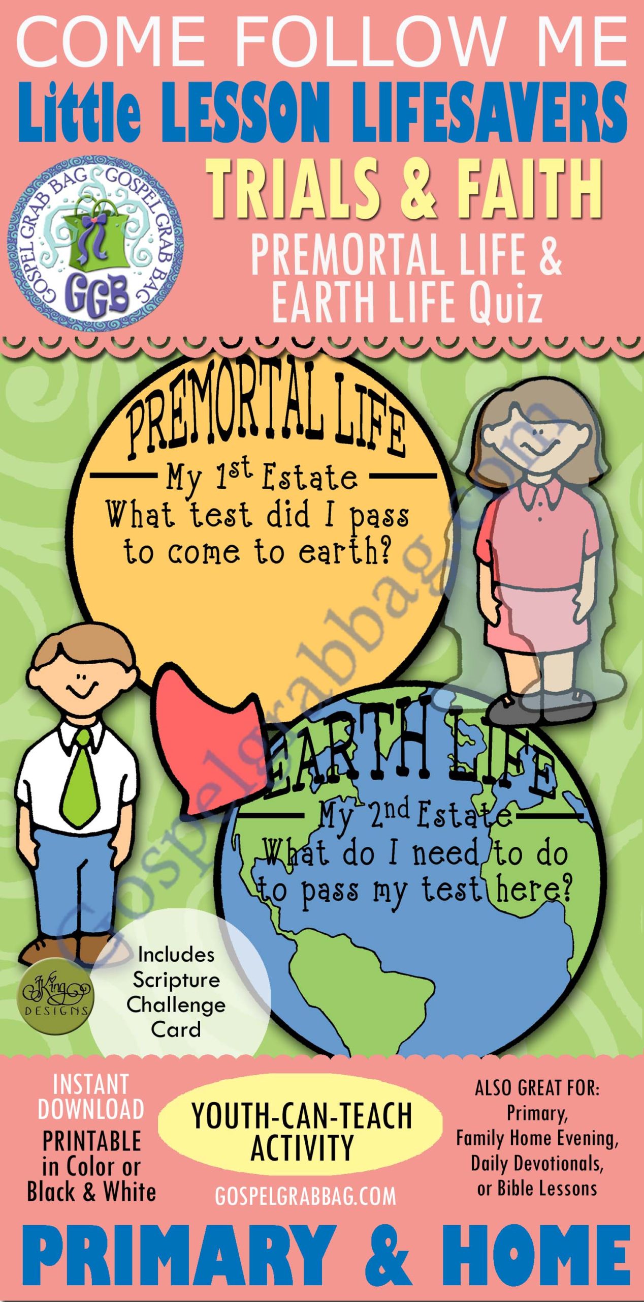 Trials Strengthen Faith - Premortal Life/Earth Life Quiz #PlanofSalvation