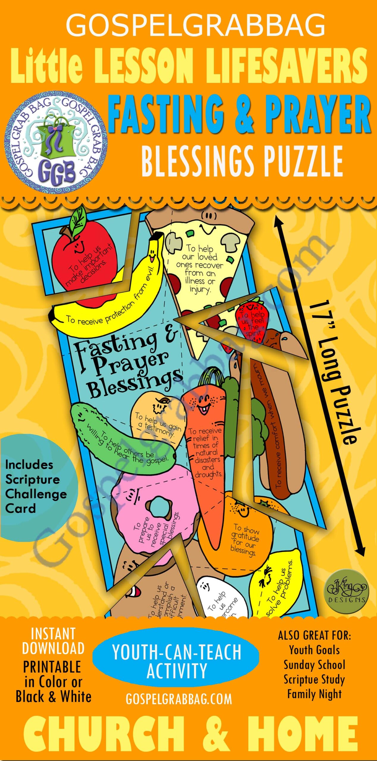 Fasting & Prayer Blessings puzzle