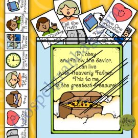 $1.50 Little LESSON LIFESAVER Activity for Come Follow Me, Ages 3-7, Primary and Home, family home evening