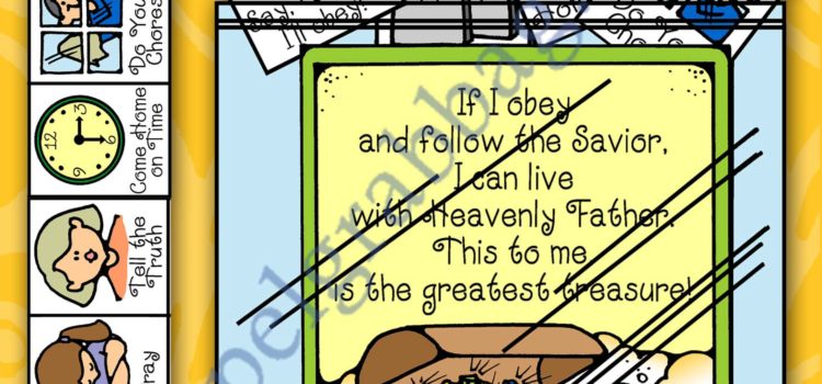 $1.50 Little LESSON LIFESAVER Activity for Come Follow Me, Ages 3-7, Primary and Home, family home evening