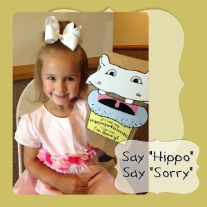 Say Sorry: craft activity, "Behold Your Little Ones" Lesson 16, Say Sorry, gospelgrabbag.com
