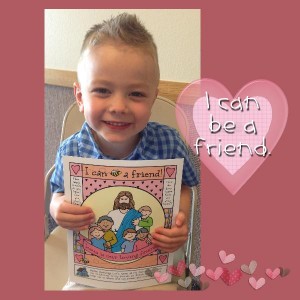 Primary Lesson Helps, Nursery Lesson 17 and Sunbeam Lesson 33 - I Can Be a Friend, Sunday Savers, gospelgrabbag.com