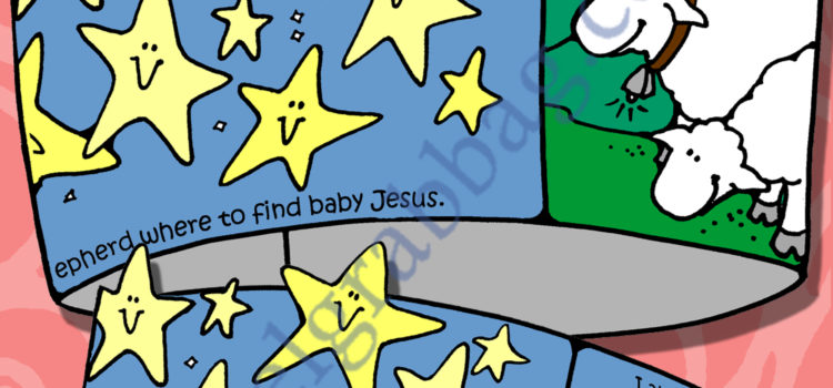 $1.50 Tell story of Birth of Jesus with turn-around shepherd and angel headband - Come Follow Me, Primary, Family Home Evening