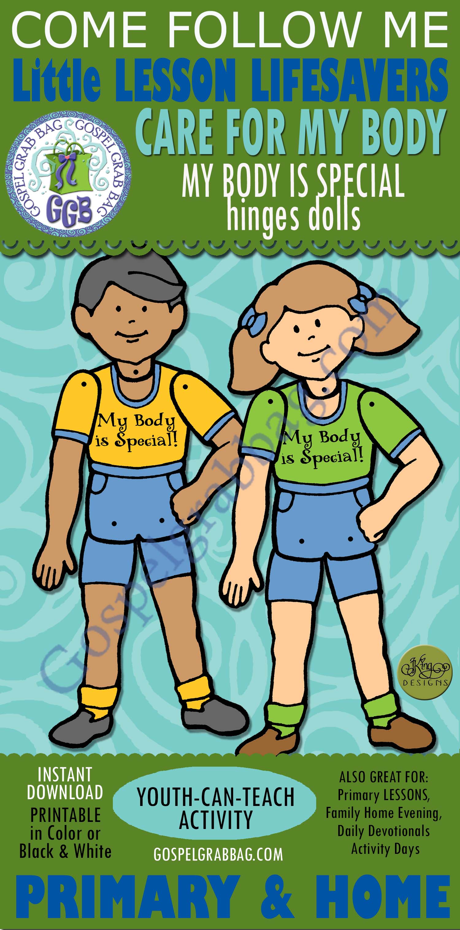 $1.50 Little LESSON LIFESAVER Activity for Nursery - Age 2-5