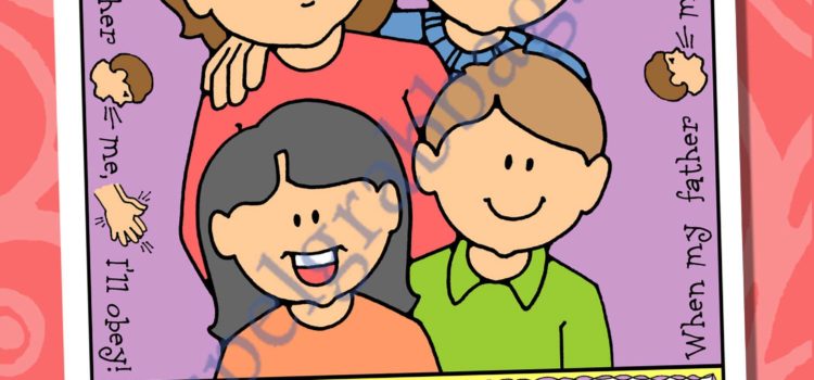 I can be obedient POSTER or COLORING PAGE