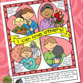 LESSON LIFESAVER Activity I Can Love Others! poster or coloring page