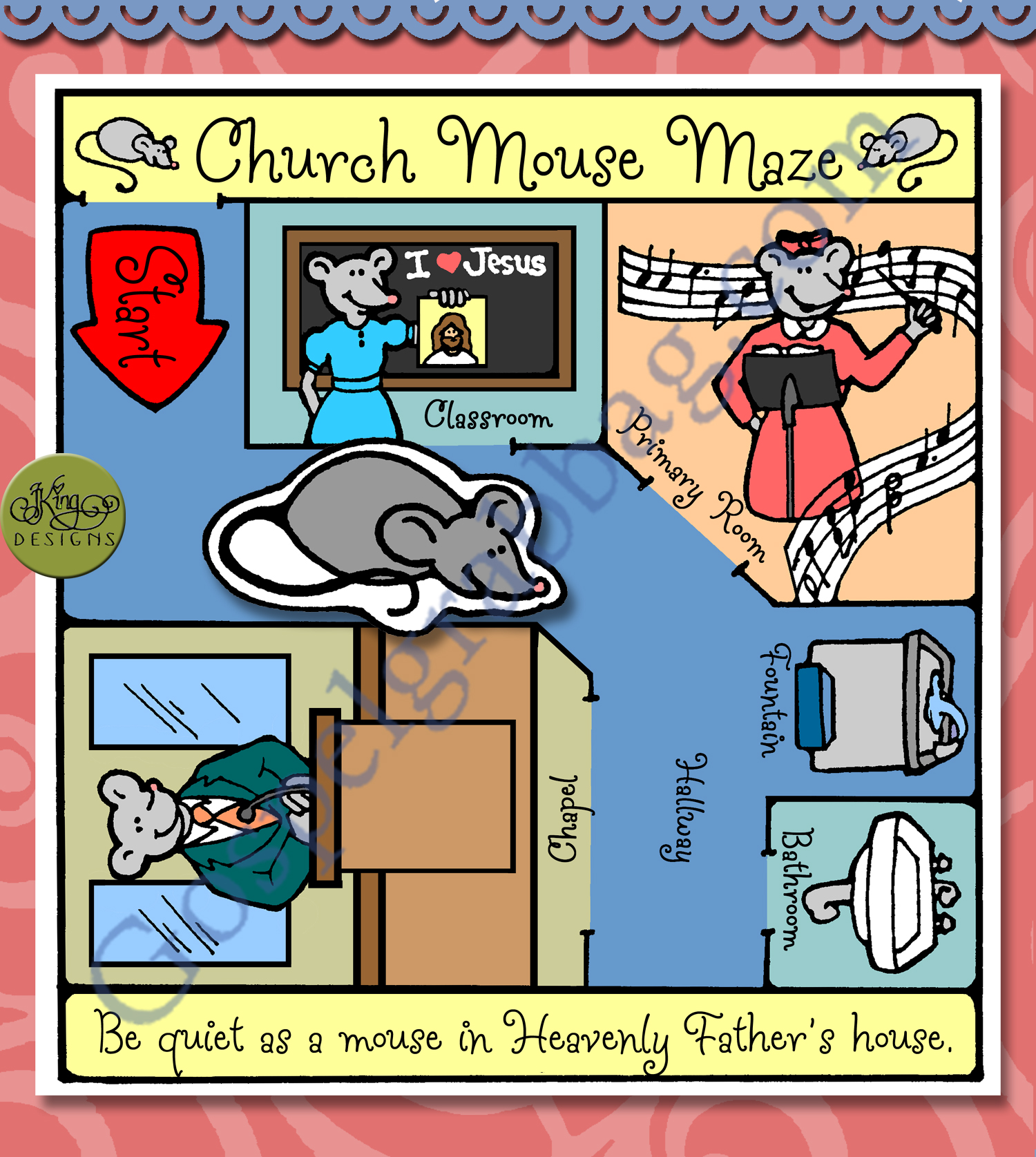 $1.50 Little LESSON LIFESAVER Activity for Come Follow Me – Primary and Home (family home evening), LDS, Christian, Bible Study