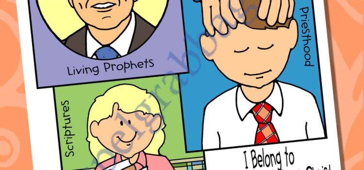 I Belong to the Church poster or coloring page