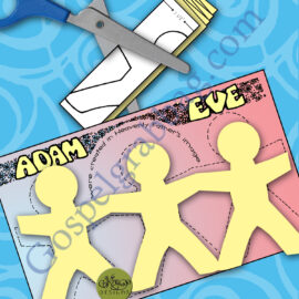 ADAM AND EVE paper doll pleats - Sunbeam & Nursery