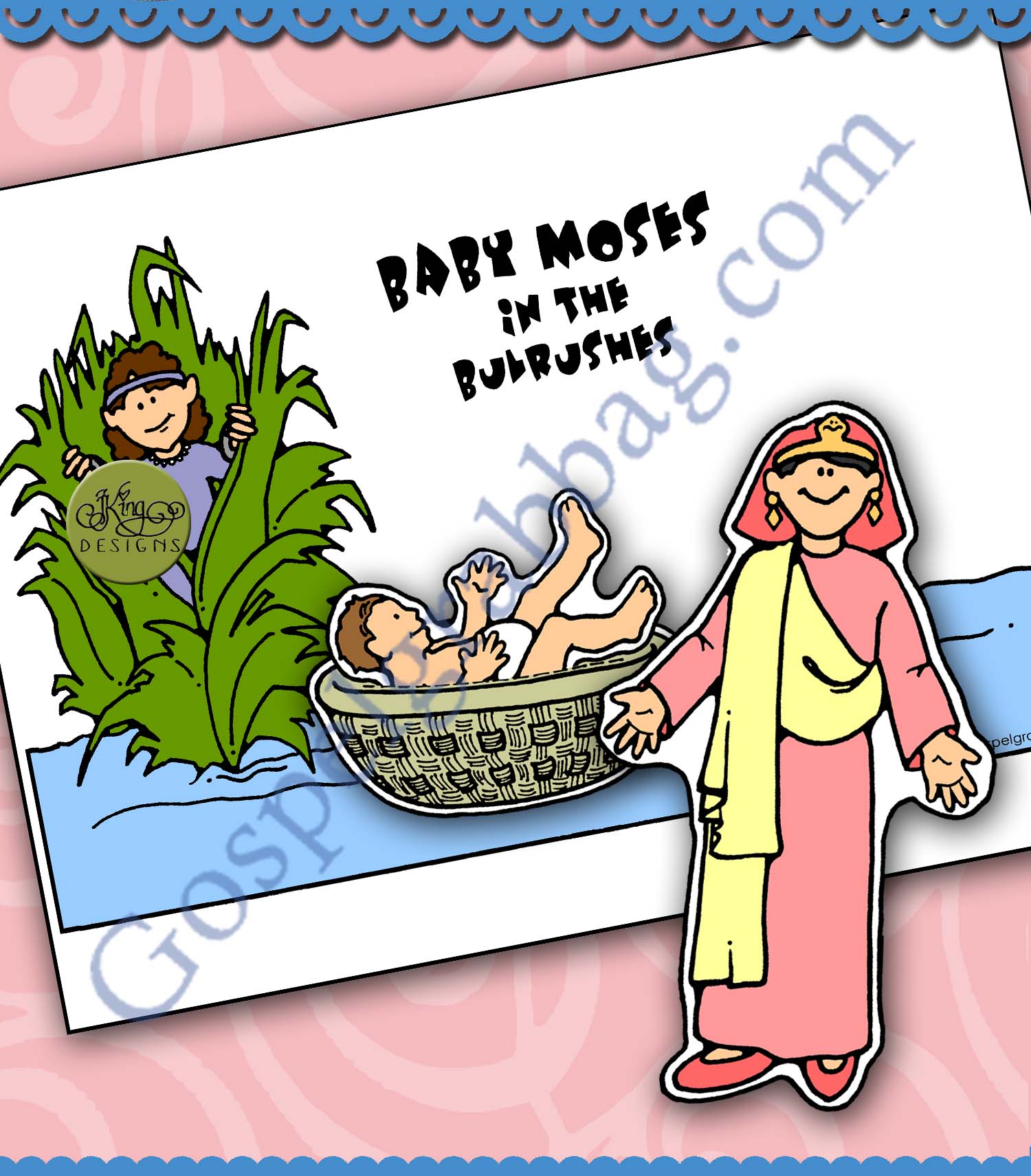 Bible Activity -Baby MOSES printable