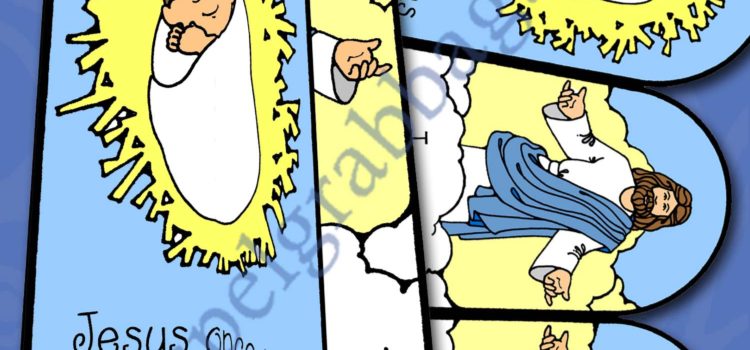 Jesus is Heavenly Father’s Son 3-D stand-up card
