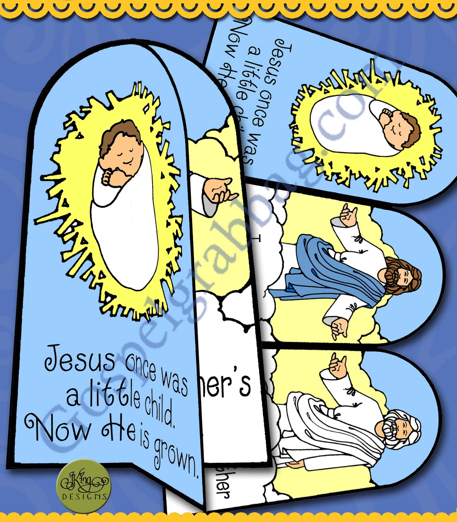 Jesus is Heavenly Father’s Son 3-D stand-up card