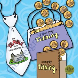 Preparing for the Temple Temple Tie, Tithing Purse, and Tithing Wallet