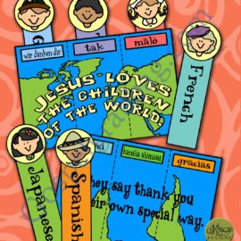 Children Around the World "Thank You" people pop-upsity for Come Follow Me – Teens, Young Women, Seminary, Sunday School, Family Home Evening, Bible Study