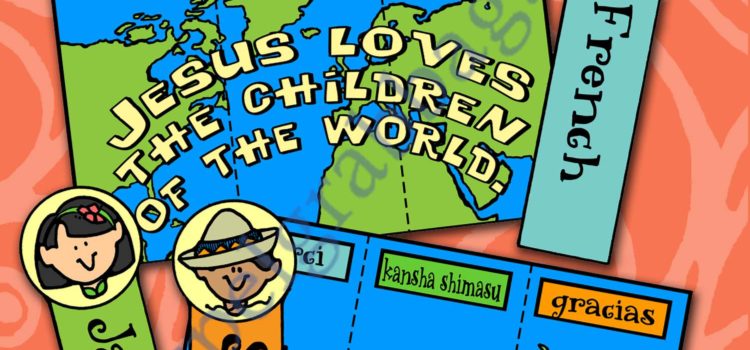 Children Around the World "Thank You" people pop-upsity for Come Follow Me – Teens, Young Women, Seminary, Sunday School, Family Home Evening, Bible Study