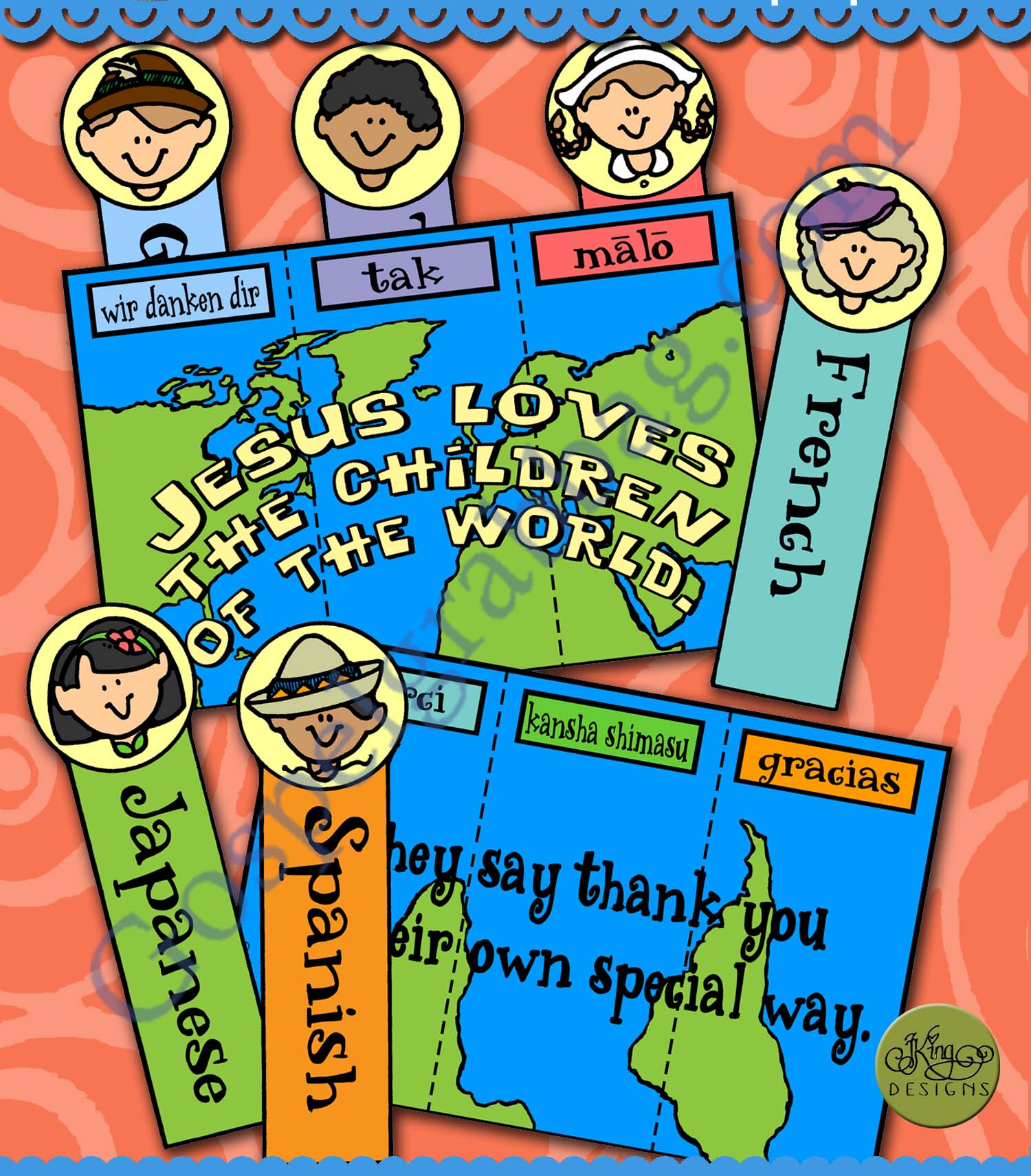 Children Around the World "Thank You" people pop-upsity for Come Follow Me – Teens, Young Women, Seminary, Sunday School, Family Home Evening, Bible Study