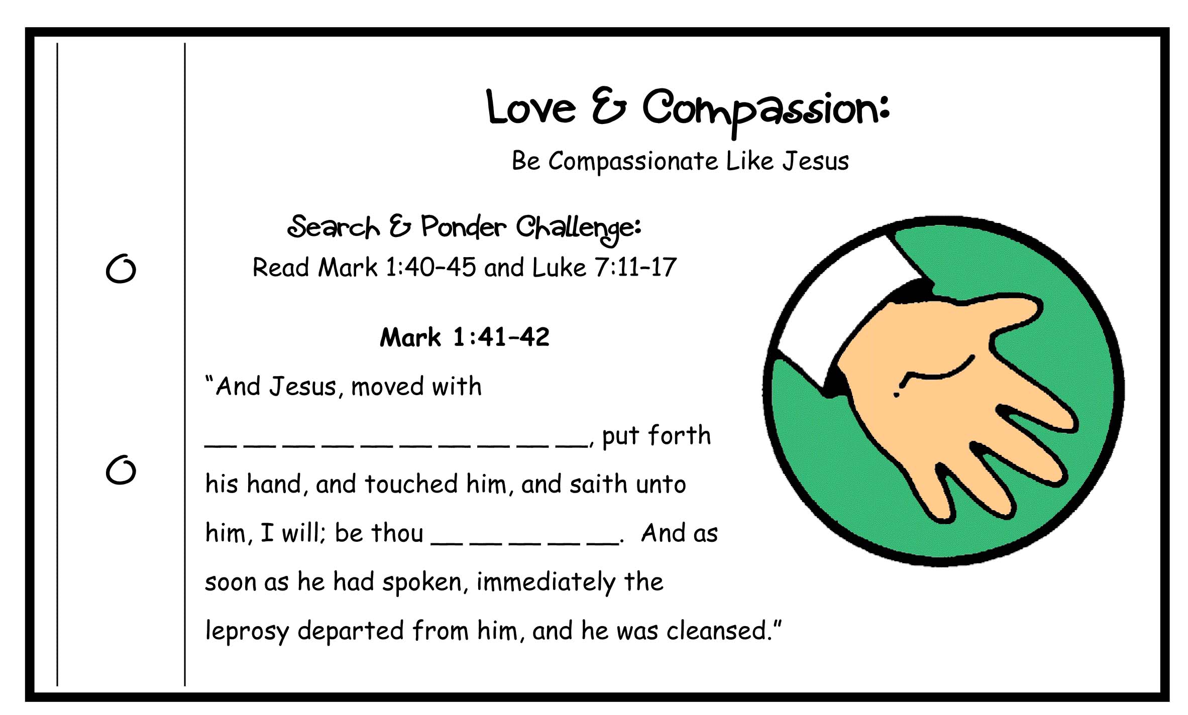 (free with) Little LESSON LIFESAVER Activity for Come Follow Me - Primary and Home (family home evening) Bible Study