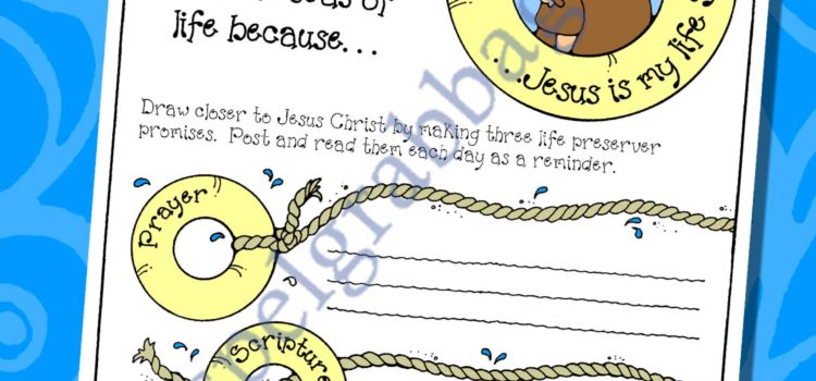 Jesus Is My Savior – Life Preserver Promises poster