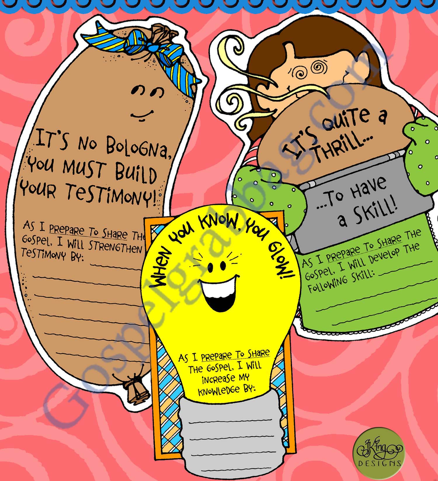 $1.75 MISSIONARY WORK Activity: Missionary Prep mirror motivators