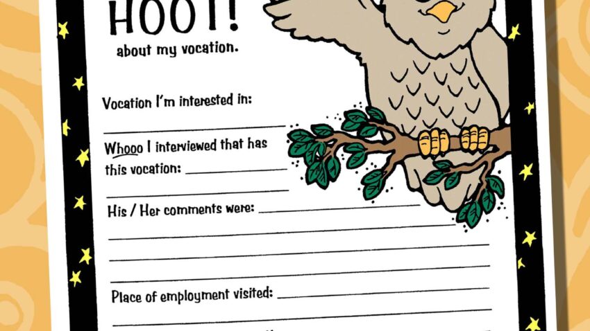 I give a hoot about my education PLANNER