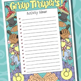 ACTIVITY IDEAS Group Troupers! planner