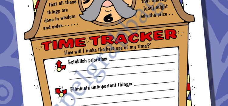 Time Management tracker journal