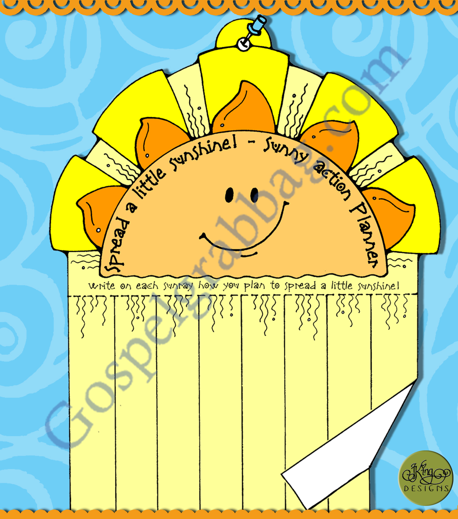 Spread Sunshine action planner