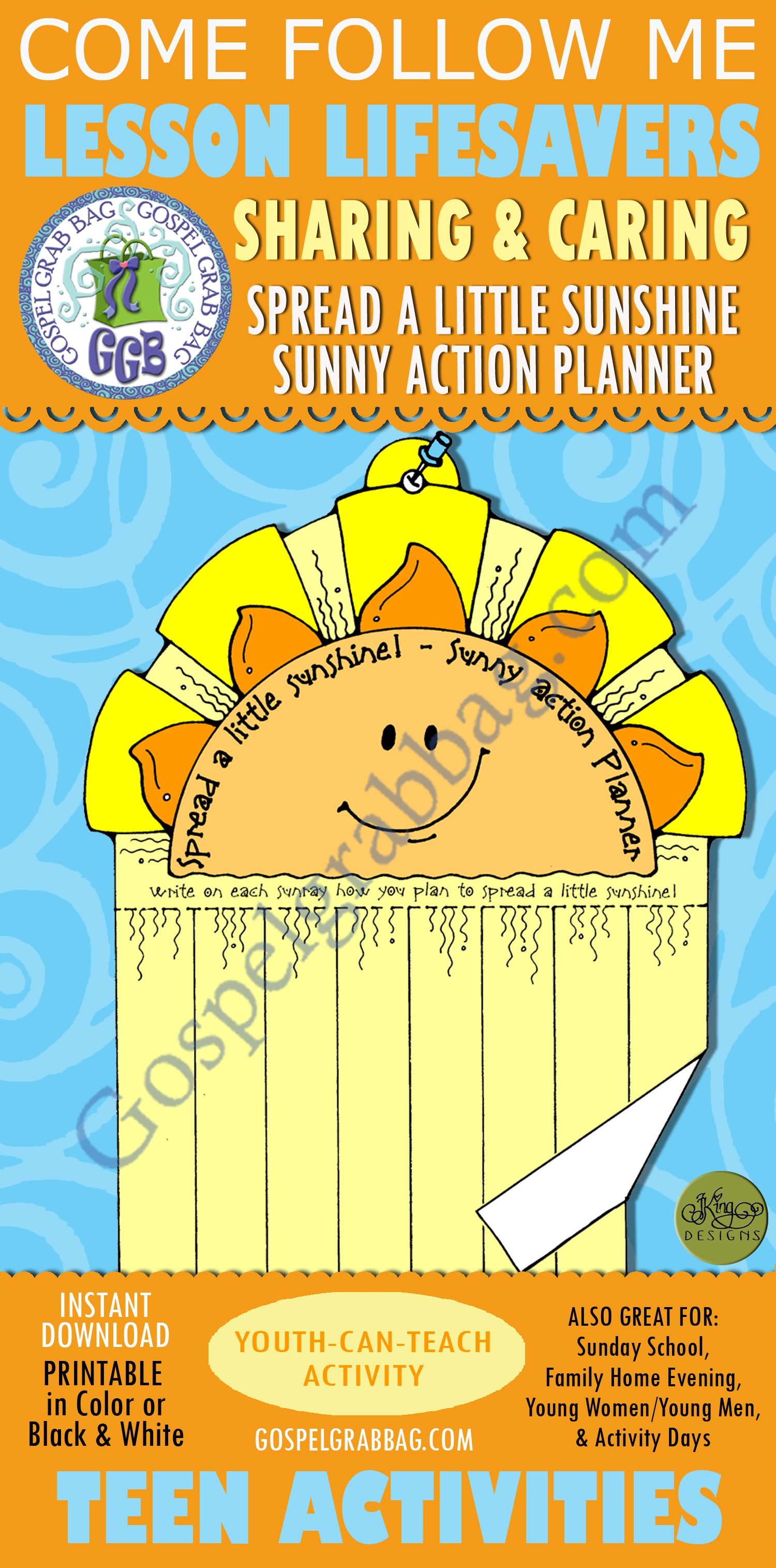 Spread a Little Sunshine! Sunny Action Planner