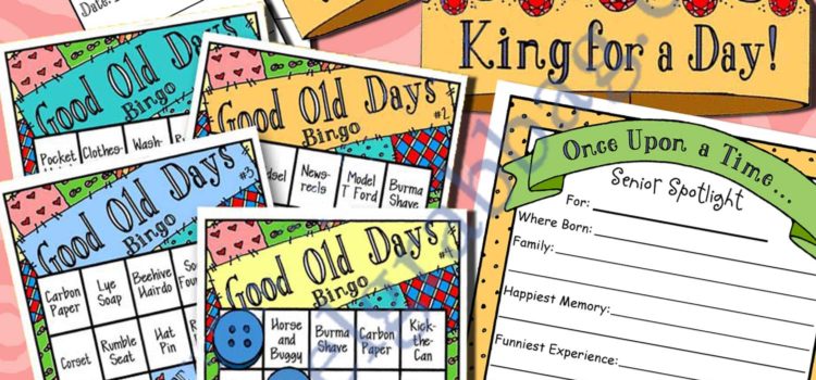 Service: Lesson Activity – Activity Days – Serving Others – Goal 7, parent-child activity, senior spotlight, good old days bingo $4.00 Activity to serve and spotlight seniors