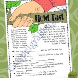 Activity Hold fast to the Lord’s Standards word find