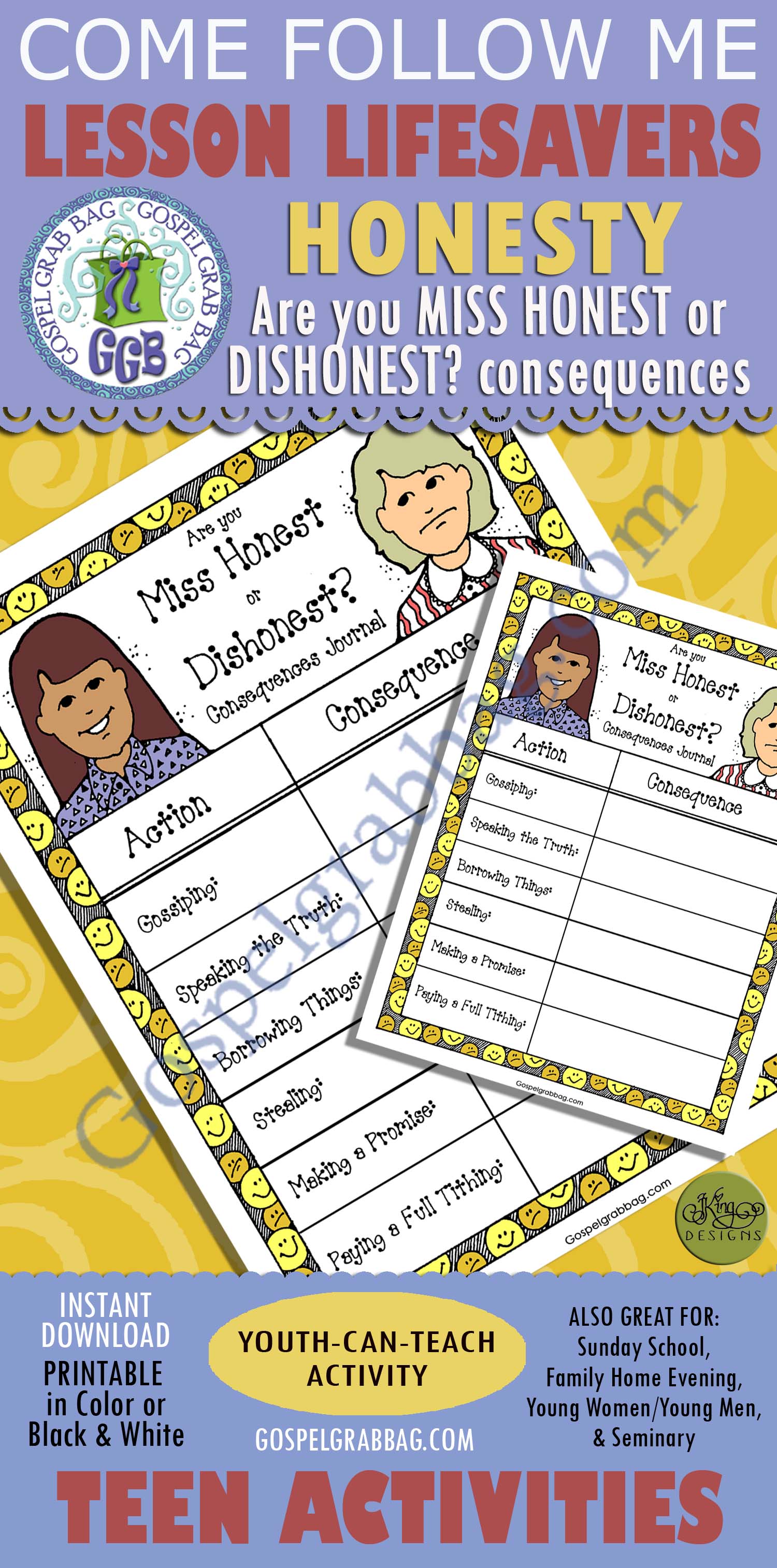 Miss Honest? or Miss Dishonest? consequences journal